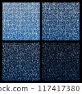 Hologram circle blue 117417380