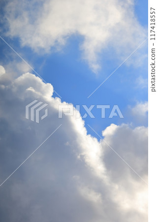  Blue sky and clouds 117418557
