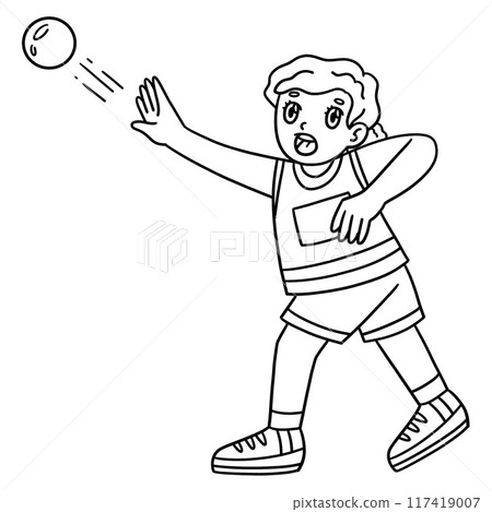 Track and Field Female Putting the Shot Isolated  117419007