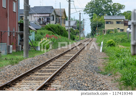 Nara Sakurai Line tracks near Ogami Shrine 117419346