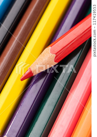 Various colored pencils 117419553