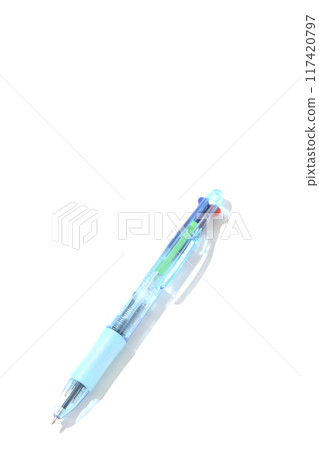 在白色背景下拍攝原子筆 在白色背景下拍攝原子筆 117420797