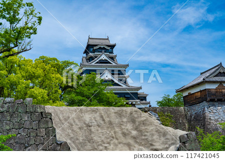 Kumamoto City Kumamoto Castle Reconstructed Keep Kumamoto City Kumamoto Castle Reconstructed Keep 117421045