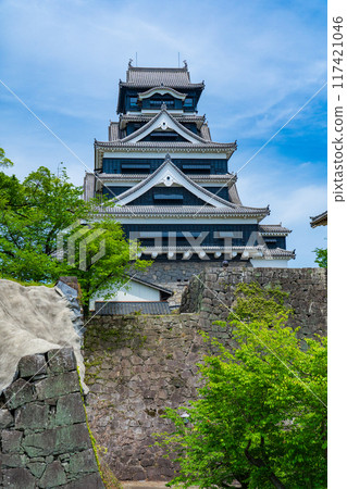 Kumamoto City Kumamoto Castle Reconstructed Keep 117421046