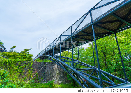 熊本市:遊覽受災熊本城的臨時人行天橋 熊本市:遊覽受災熊本城的臨時人行天橋 117421055