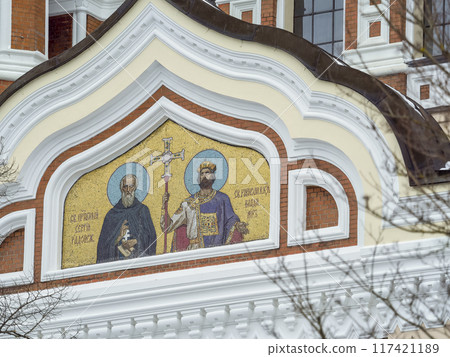 Mosaics in Alexander Nevsky Cathedral, Tallinn, Estonia 117421189