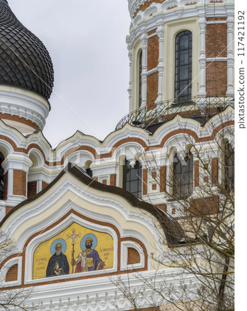 Mosaics in Alexander Nevsky Cathedral, Tallinn, Estonia 117421192