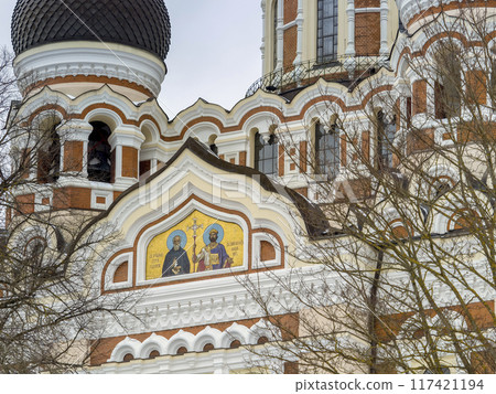 Mosaics in Alexander Nevsky Cathedral, Tallinn, Estonia 117421194