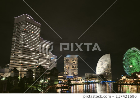 city night scenery city night scenery 117421696