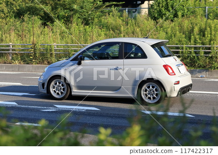 White Italian car image 117422317