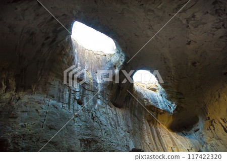 The Eyes of God in Prohodna Cave, Bulgaria 117422320