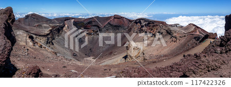 View of the crater from the summit of Mount Fuji 117422326