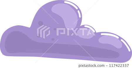 Purple Cloud Decoration Purple Cloud Decoration 117422337
