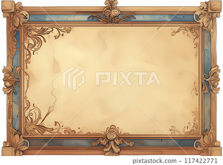 Antique style frame 117422771