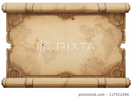 Antique style frame 117422898