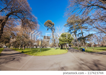 Carlton Gardens in Melbourne Australia 117423744