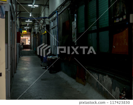 草梁傳統市場，釜山，韓國 117423830