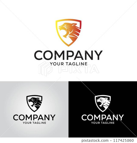 Panther Logo Design Vector Template 117425860