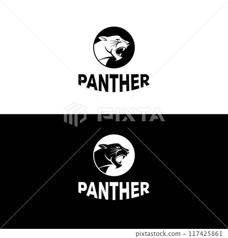 Panther Logo Design Vector Template Panther Logo Design Vector Template 117425861