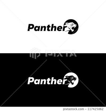 Panther Logo Design Vector Template 117425862
