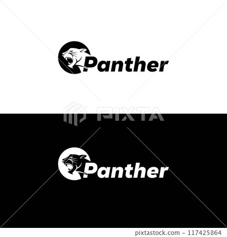Panther Logo Design Vector Template 117425864