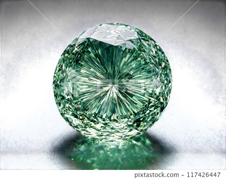 Beryl A pale green beryl with a crystal clear body suspended and turning to catch Beryl A pale green beryl with a crystal clear body suspended and turning to catch 117426447