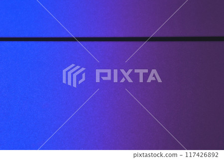 Colored wall with a gradient from blue to pink 117426892