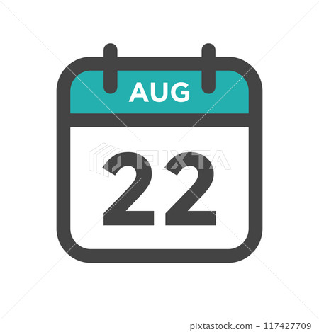 August 22 Calendar Day or Calender Date for Deadlines or Appointment August 22 Calendar Day or Calender Date for Deadlines or Appointment 117427709