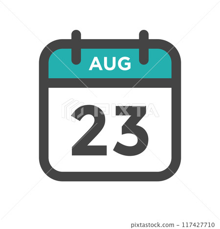 August 23 Calendar Day or Calender Date for Deadlines or Appointment 117427710