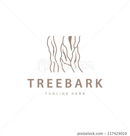 Wood logo design structure layers forest tree bark vector template Wood logo design structure layers forest tree bark vector template 117429028