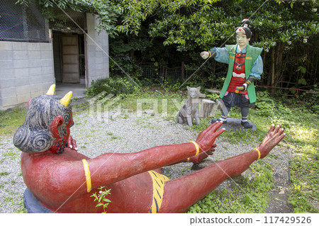 Momotaro Shrine Momotaro Oni Momotaro Shrine Momotaro Oni 117429526