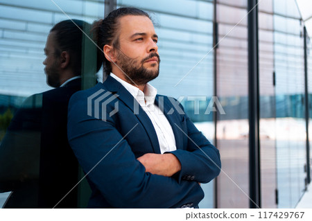 Handsome confidence hispanic businessman Handsome confidence hispanic businessman 117429767