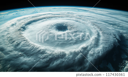 從太空看到的颱風 從太空看到的颱風 117430361