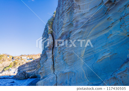 [Shizuoka Prefecture] Izu Peninsula Geopark, Ebisu Island (The wonder of underwater mudslides) 117430505