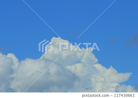White clouds floating in the blue sky 117430661