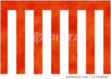 Red and white curtain background watercolor style 117430905