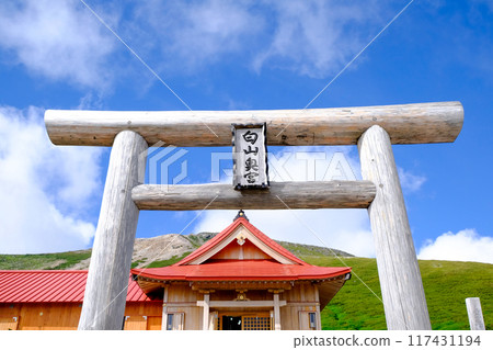 Torii gate of Hakusan Okumiya Shrine 117431194