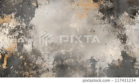 AI-generated realistic background texture of weathered concrete wall with peeling paint AI-generated realistic background texture of weathered concrete wall with peeling paint 117431234
