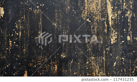 AI-generated realistic background texture of weathered concrete wall with peeling paint 117431235