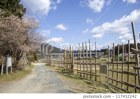 Horse-proof fence Shitarahara battlefield Horse-proof fence Shitarahara battlefield 117432242