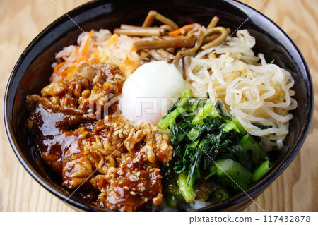 Yakiniku Bibimbap Korean cuisine 117432878