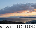 Beautiful evening view from Mount Hatafuri 117433348