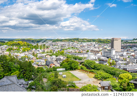View from the Kakegawa Castle tower, east side View from the Kakegawa Castle tower, east side 117433726