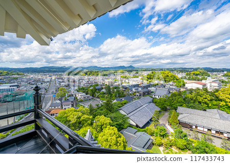 從掛川城東側的天守閣眺望 從掛川城東側的天守閣眺望 117433743