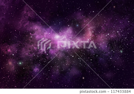 A space of the galaxy atmosphere with stars at dark background. A space of the galaxy atmosphere with stars at dark background. 117433884