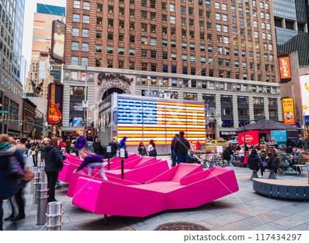 New York Times Square *Some parts soft focus New York Times Square *Some parts soft focus 117434297