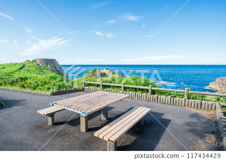 "Aomori Prefecture" Ashigezaki Second Observatory View and Tanesashi Coast "Aomori Prefecture" Ashigezaki Second Observatory View and Tanesashi Coast 117434429