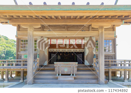Omijinja Shrine, famous for praying for victory in rugby, Hyuga City, Miyazaki Prefecture 117434892