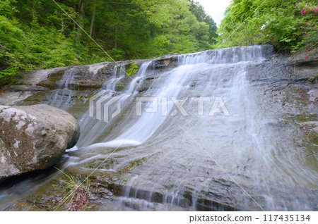 Shinrin Falls, downstream waterfall Shinrin Falls, downstream waterfall 117435134