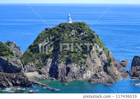 The southernmost point of the mainland, Cape Sata, Cape Sata Lighthouse on Owajima Island 117436019